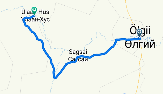 Өлгий- Сагсай- Удаанхус