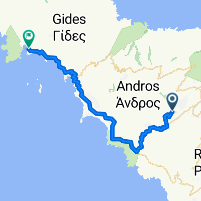 Ypsilou to Gavrio with crazy headwinds