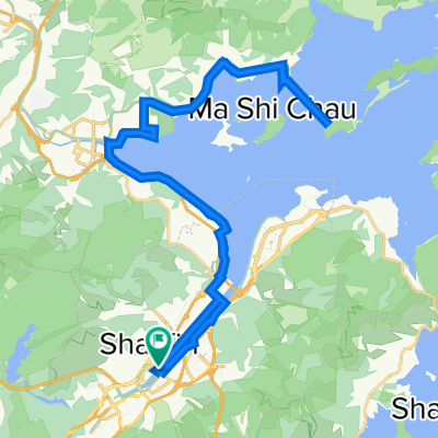 Lengthy ride through Sha Tin to Tai Po