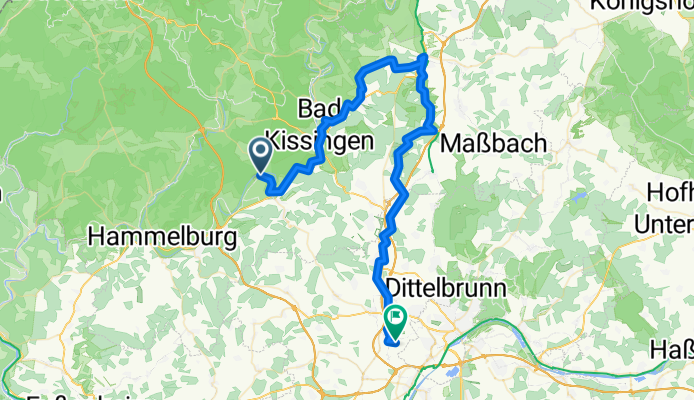 Aura an der Saale - Geldersheim
