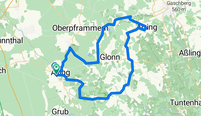 Aying - Steinsee - Hermannsdorf - Aying