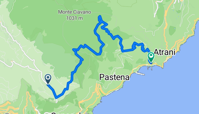 AGEROLA San Lazzaro - Valle Ferriere - Pogerola - Amalfi