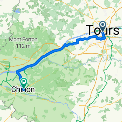 Tours--Chinon 57 Km