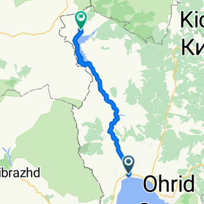 struga - debar 54 km leko