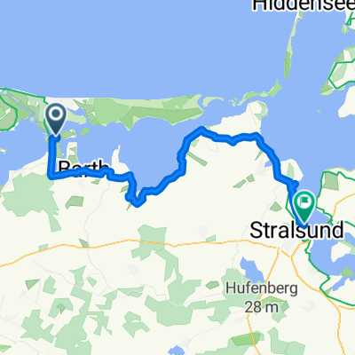 Long ride through Stralsund