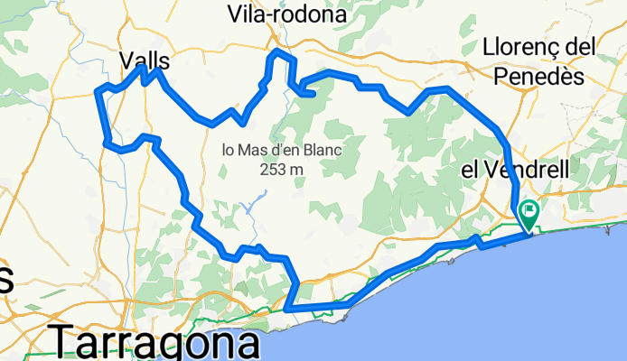 20180719 Sant Salvador-Altafulla-Vallmoll-Vila Rodona-Montferri-Masarbonés-Sant Salvador