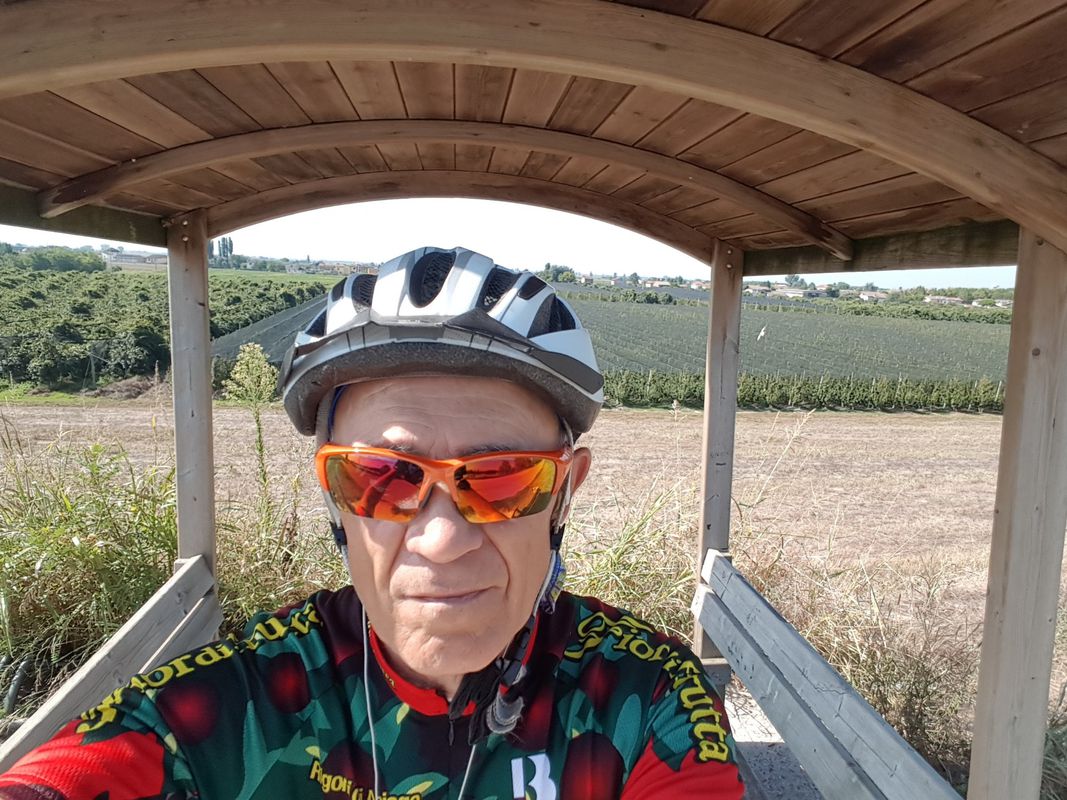Ciclabile Burana e ritorno DX. Po