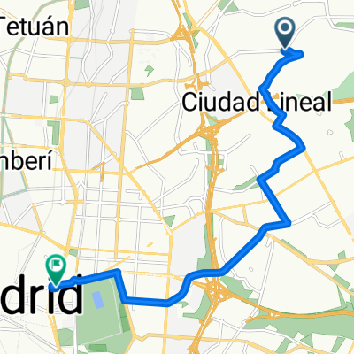 Ruta Noreste ida