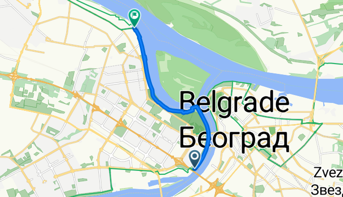 NBgd - Zemun Rivers route