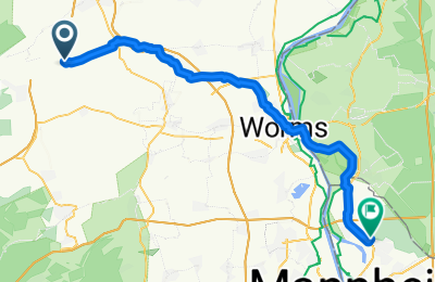 Route in der Bikemap App öffnen