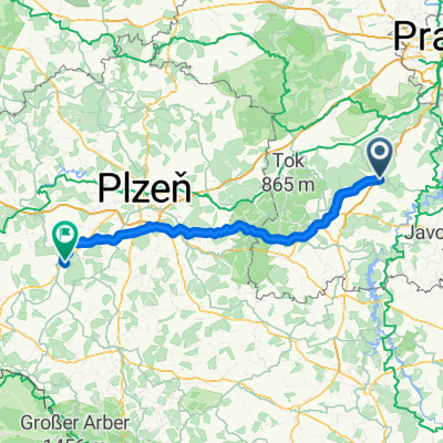 Dobříš-Přibram-Stod-Holýšov