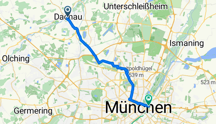 Dachau-München Grüne Route ADFC