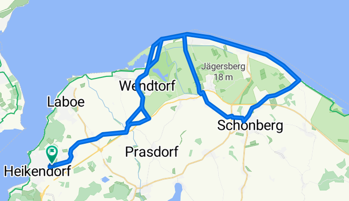 Heikendorf Über Schönberg Krokau