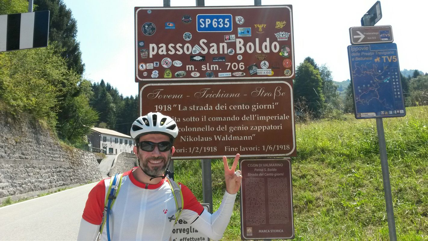 Col del Vin- Vignole- Belluno- Trichiana- Passo San Boldo- Conegliano-Treviso