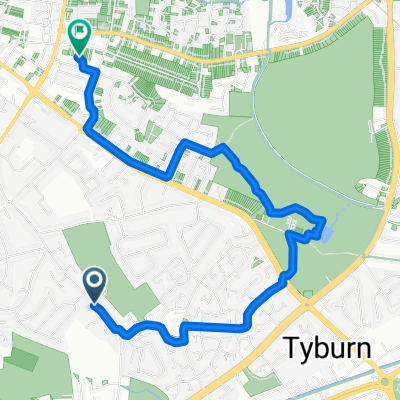Brief bike tour from Birmingham to Sutton Coldfield