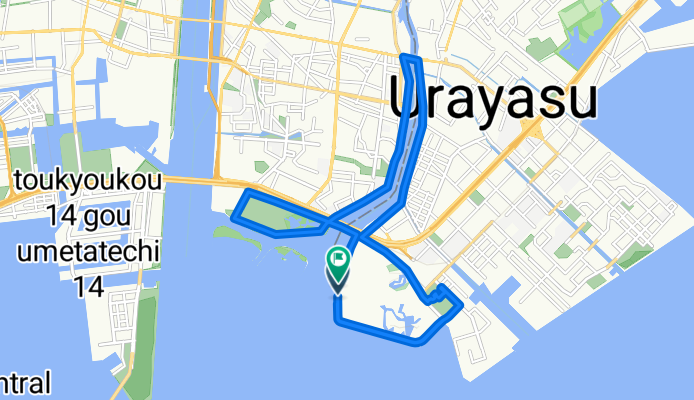 training run at Kasai area