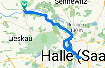 Route in der Bikemap App öffnen
