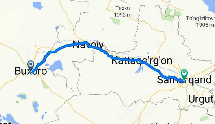 Bukhara to Samarkand