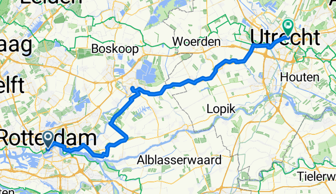 Rotterdam - Gouda - Utrecht version courte