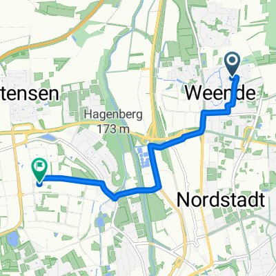 Weg zur Arbeit