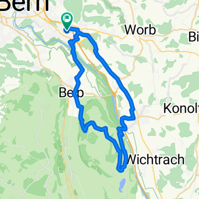 Lange Radrunde durch Gümligen