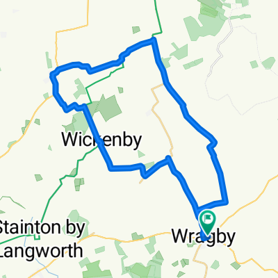 Short Wickenby route from Wragby