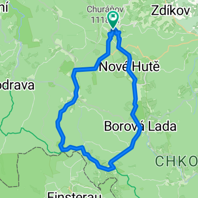 Zadov-Borova Lada-Knižecí Plane-Kvilda