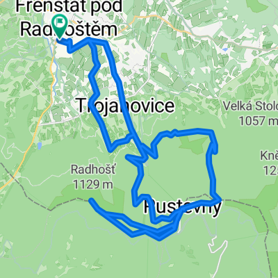 Radhošť přes Noříčí a Tanečnici, zpět přes Knížecí