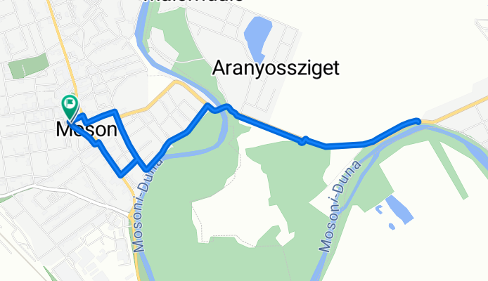 Mosonmagyaróvár-Máriakálnok-Mosonmagyaróvár
