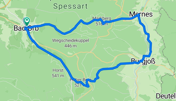 Spessartrundtour ab Bad Orb