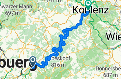Route in der Bikemap App öffnen