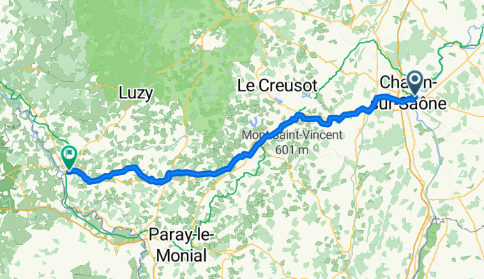 LO3 Chalon sur saône - Bourbon Lancy (Camping du Breuil)