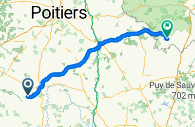 Route in der Bikemap App öffnen