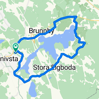 Valloxen runt via 77 och Brunnby