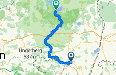 Route in der Bikemap App öffnen