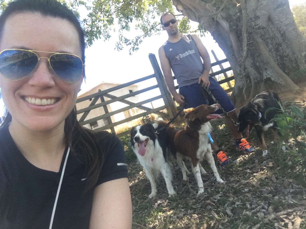 Passeio de Domingo em família 🐶🐶🐶👩🏻‍🏫👮🏻💚