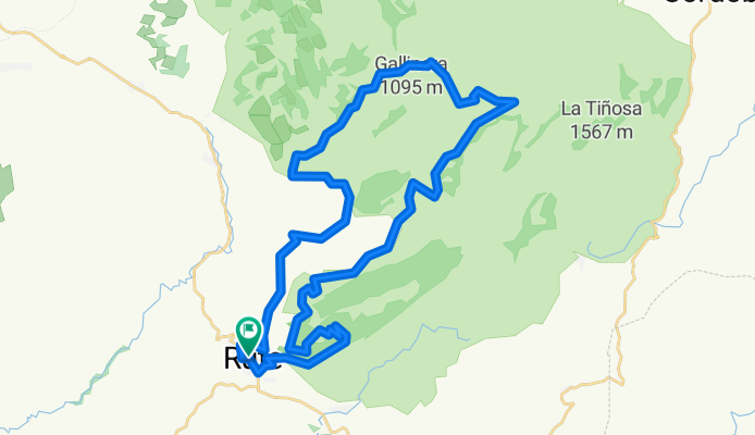 Rute - Canuto - GR7 - Los Villares - Arroyo Tijeras - Arroyo Salado - Rute