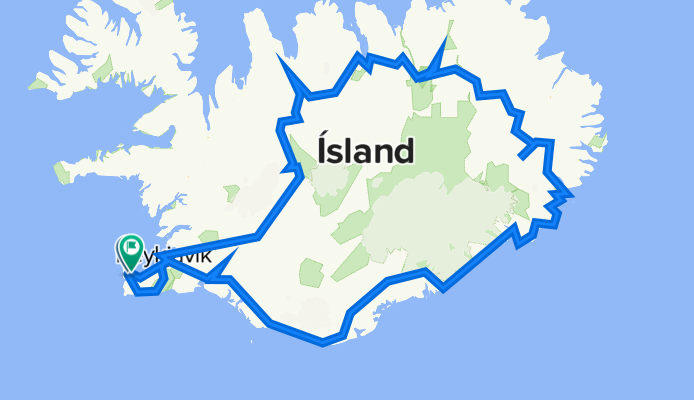 ISLANDA IN 16-18 TAPPE