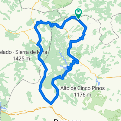 El Collado - Santa Cruz - Sinacas - Utiel - Benajéber - Tuéjar - Alpuente - El Collado