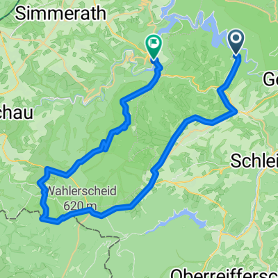 Burg Vogelsang - Schöneseiffen - Rothe Kreuz - Erkensruhr