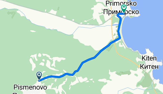 Brief bike tour through Primorsko