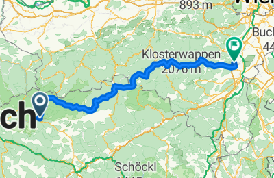 Route in der Bikemap App öffnen