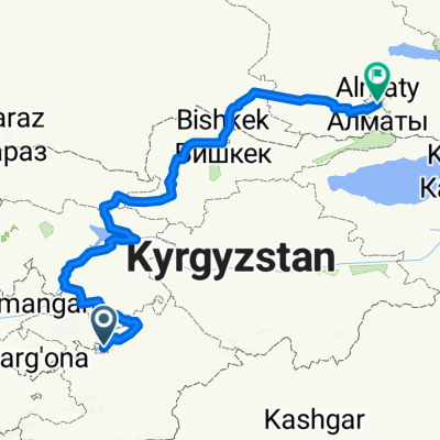 Osh to Almaty