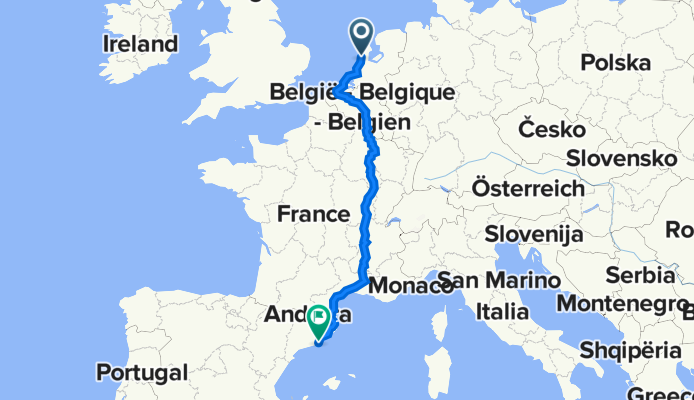 Amsterdam to Barcelona