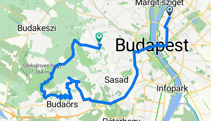 Munka után a budaörsi kopárokon