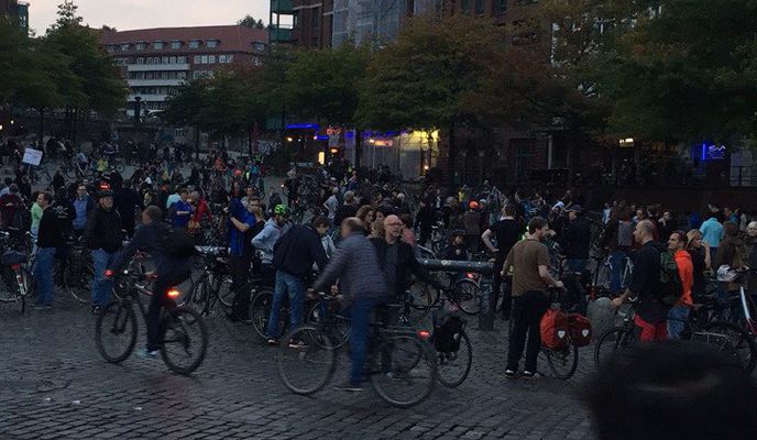 Photo 1 of the Bikemap route "#criticalmass"