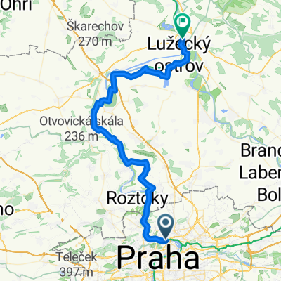 EuroVelo7 - From Prague Holešovice to Mělník