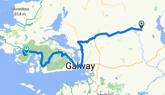 Hilly Path To West Ireland