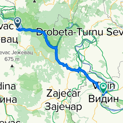 7. Etappe (Belgrad) Golubac - Vidin