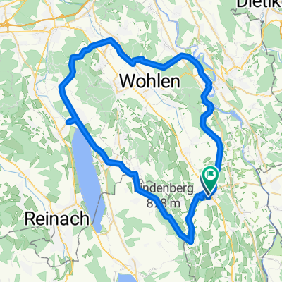 Rundfahrt Muri - Lindenberg - Schloss Hallwil - Bremgarten- Muri